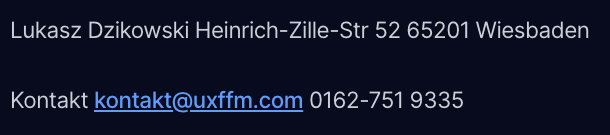 Kontaktinformationen